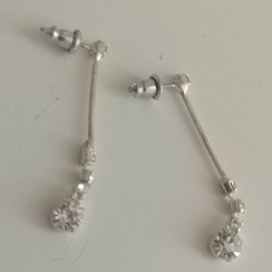 Rhinestones Dangle Earrings